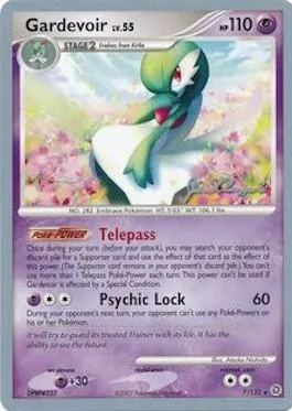 Gardevoir Lv.55, carte Pokémon WCD08 007 — extension World Championship Decks 2008