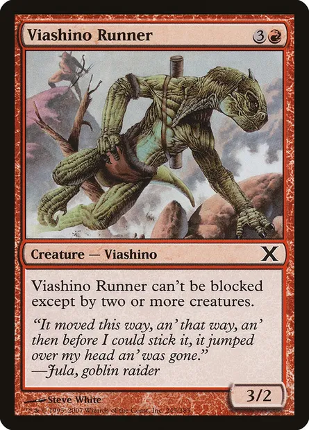 Viashino Runner, Magic card 10E 245 — Tenth Edition set