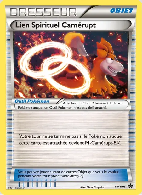 Lien Spirituel Camérupt, carte Pokémon XY 199 — extension Promo XY