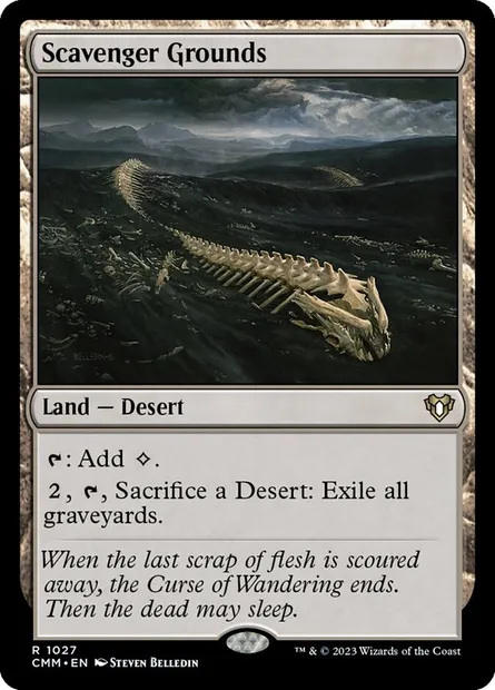 Scavenger Grounds, Magic card CMM 1027 — Commander Masters set