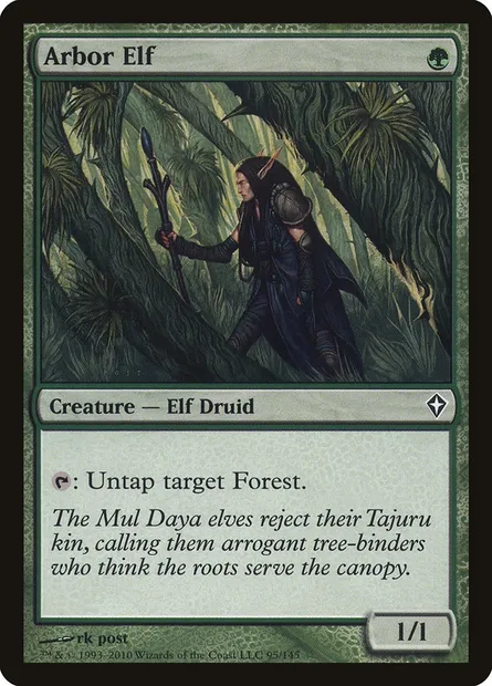 Arbor Elf, Magic card WWK 95 — Worldwake set