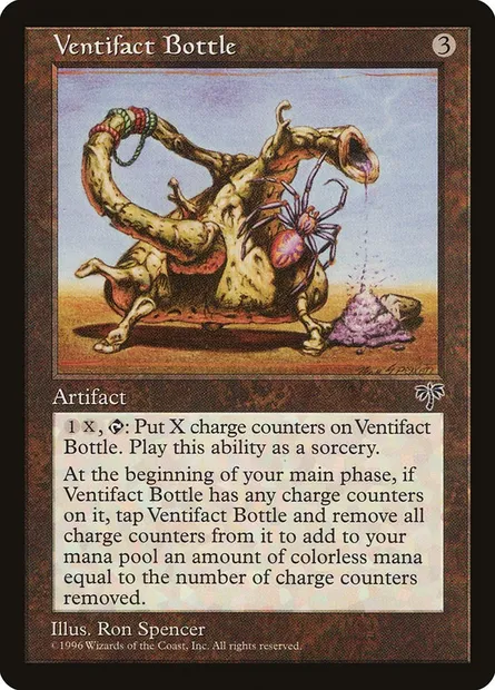 Ventifact Bottle, Magic card MIR 323 — Mirage set