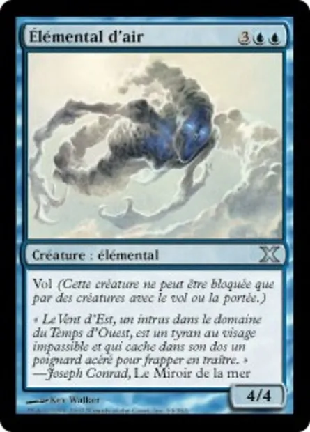 Élémental d'air, carte Magic 10E 64 — extension Dixième édition