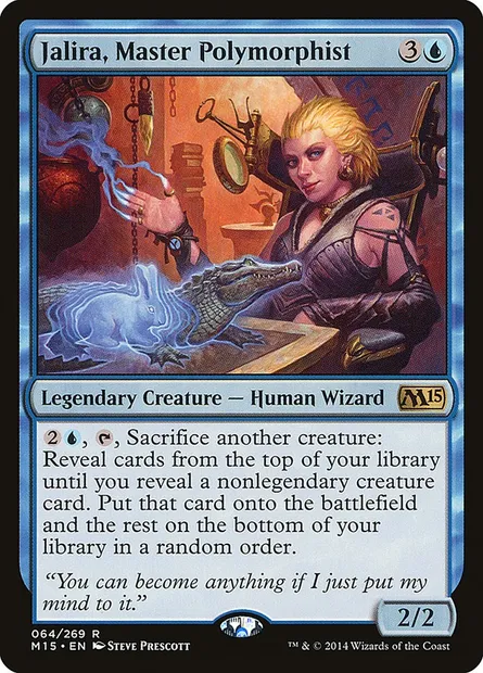 Jalira, Master Polymorphist, Magic card M15 64 — Magic 2015 set