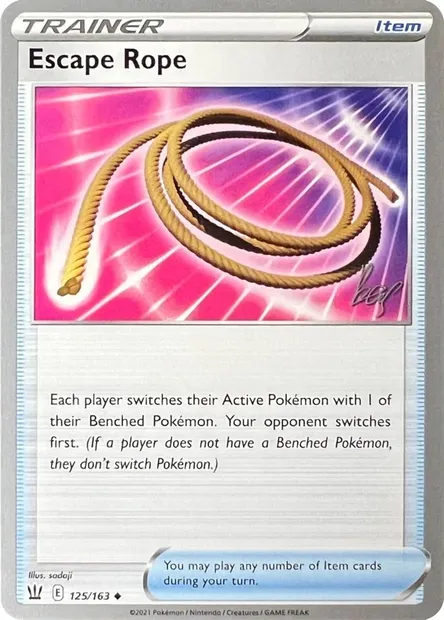 Corde Sortie, carte Pokémon WCD22 125-3 — extension World Championship Decks 2022