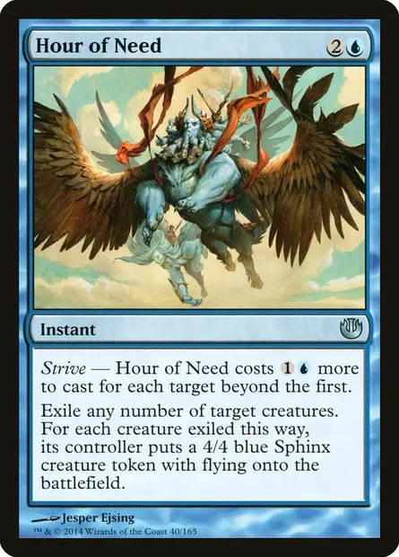 Hour of Need, Magic card JOU 40 — Journey into Nyx set