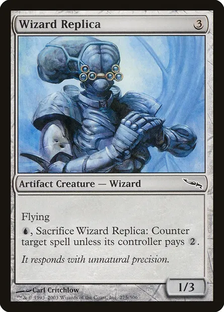 Wizard Replica, Magic card MRD 275 — Mirrodin set