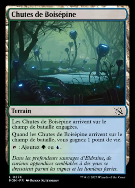 Chutes de Boisépine, carte Magic MOM 274 — extension L'invasion des machines