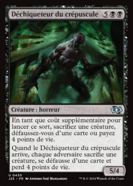 Déchiqueteur du crépuscule, carte Magic J25 430 — extension Foundations Jumpstart