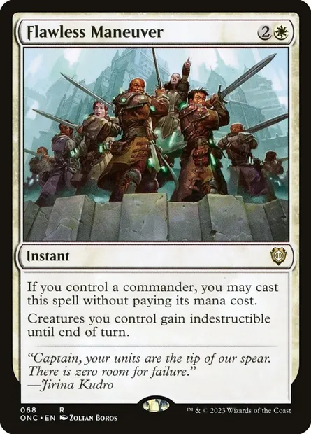 Flawless Maneuver, Magic card ONC 68 — Phyrexia: All Will Be One Commander set