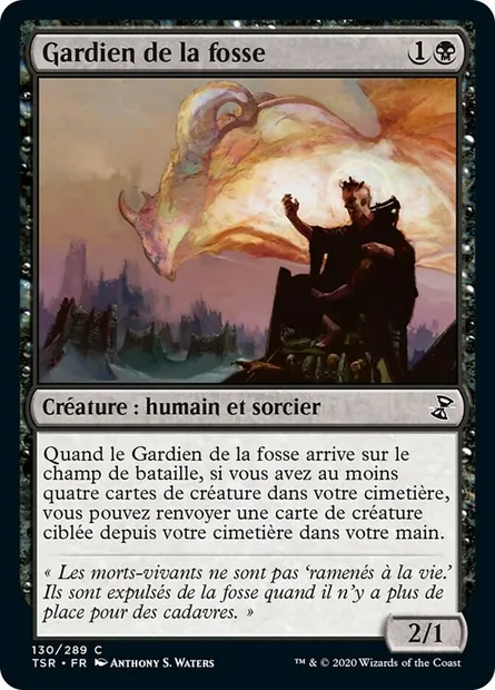 Gardien de la fosse, carte Magic TSR 130 — extension Spirale Temporelle Remastered