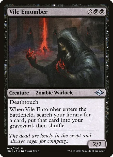 Vile Entomber, Magic card MH2 108 — Modern Horizons 2 set