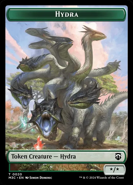 Hydra, Magic card TM3C 20 — Modern Horizons 3 Commander Tokens set