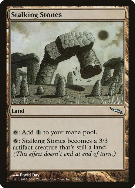 Stalking Stones, Magic card MRD 284 — Mirrodin set