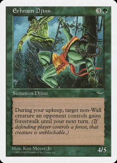 Erhnam Djinn, Magic card ATH 54 — Anthologies set