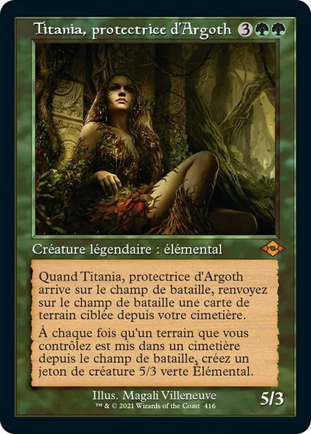 Titania, protectrice d'Argoth, carte Magic MH2 416 — extension Horizons du Modern 2