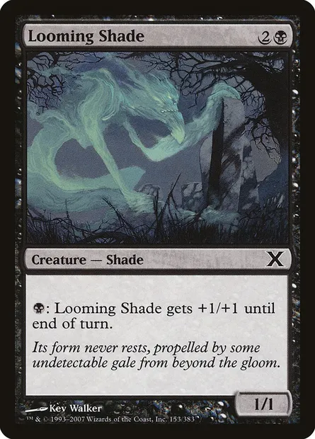 Looming Shade, Magic card 10E 153 — Tenth Edition set