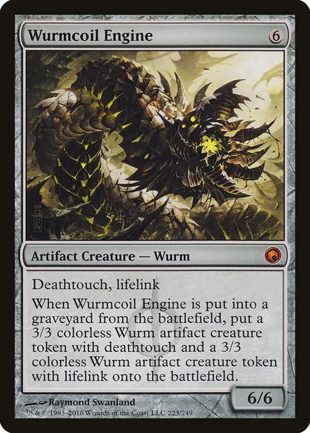 Wurmcoil Engine, Magic card SOM 223 — Scars of Mirrodin set