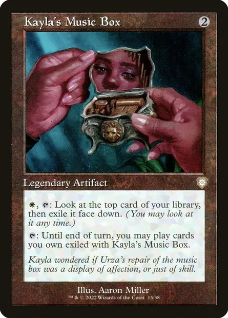 Kayla's Music Box, Magic card BRC 15 — The Brothers' War Commander set