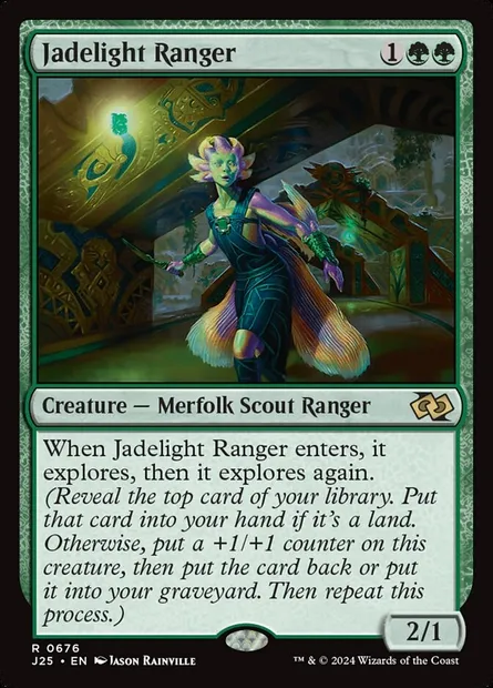 Jadelight Ranger, Magic card J25 676 — Foundations Jumpstart set