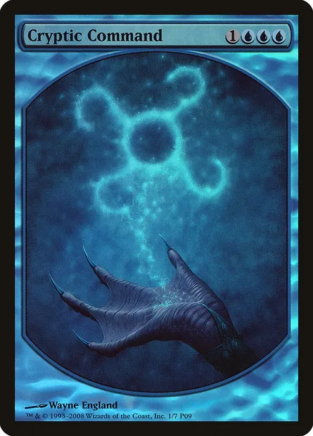 Commandement cryptique, carte Magic P09 1 — extension Magic Player Rewards 2009