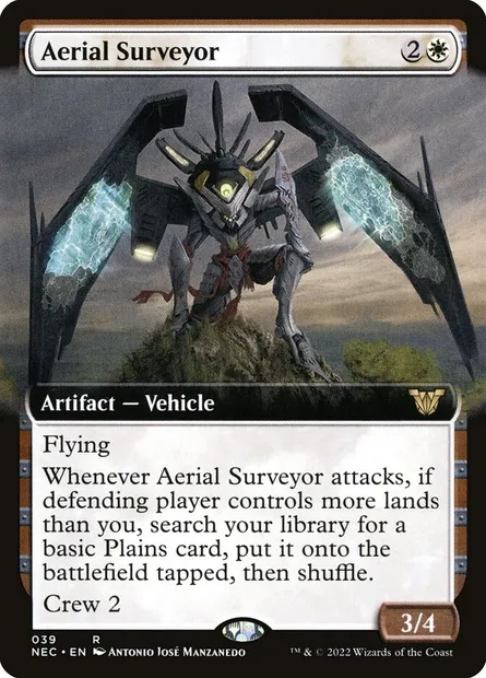 Aerial Surveyor, Magic card NEC 39 — Neon Dynasty Commander set