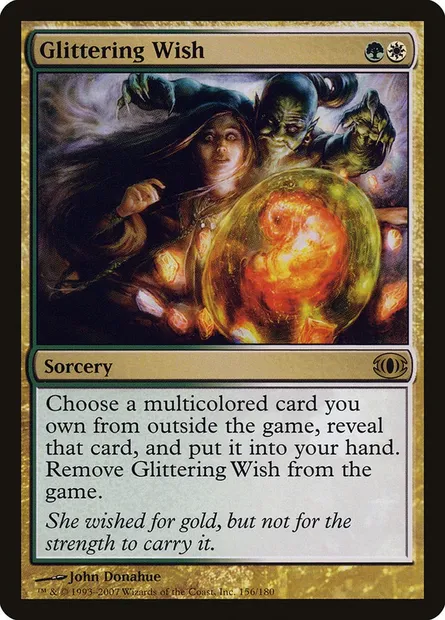 Glittering Wish, Magic card FUT 156 — Future Sight set