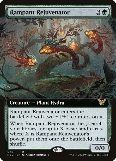 Rampant Rejuvenator, Magic card NEC 70 — Neon Dynasty Commander set