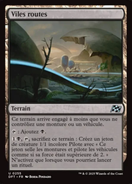 Viles routes, carte Magic DFT 255 — extension Aetherdrift