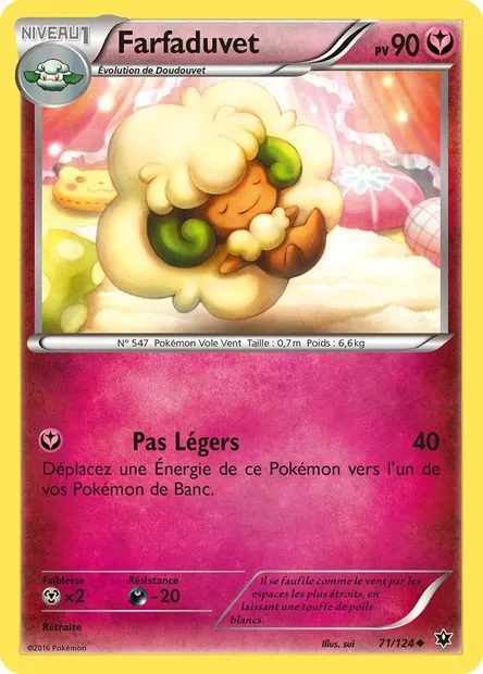 Farfaduvet, carte Pokémon FCO 71 — extension Impact des Destins
