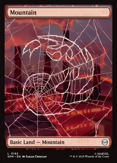 Mountain, Magic card SPM 192 — Marvel's Spider-Man set