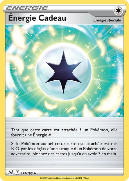 Énergie Cadeau, carte Pokémon LOR 171 — extension Origine Perdue