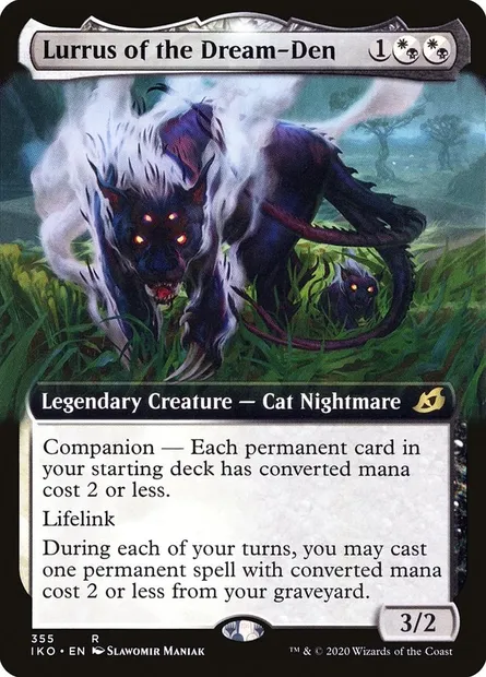 Lurrus de la Tanière des rêves, carte Magic IKO 355 — extension Ikoria: Lair of Behemoths