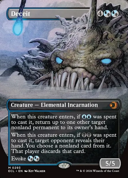 Deceit, Magic card ECL 293 — Lorwyn Eclipsed set