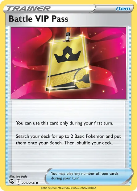 Battle VIP Pass, Pokémon card FST 225 — Fusion Strike set