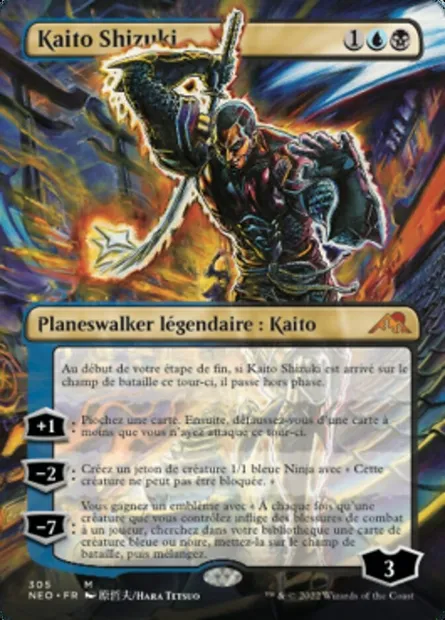 Kaito Shizuki, carte Magic NEO 305 — extension Kamigawa: La Dynastie Néon