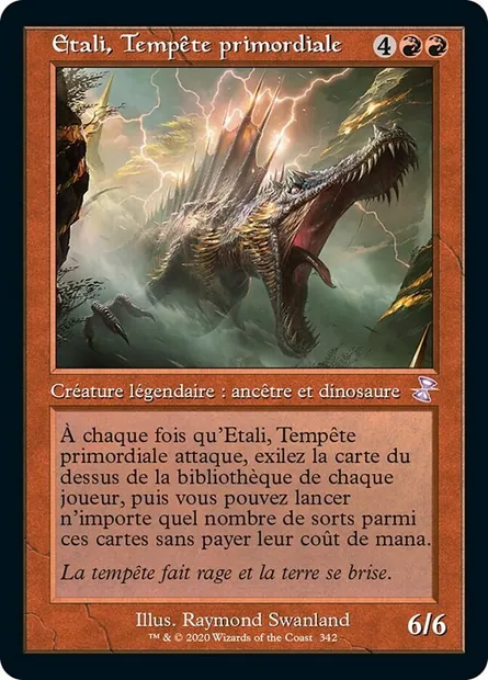 Etali, Tempête primordiale, carte Magic TSR 342 — extension Spirale Temporelle Remastered
