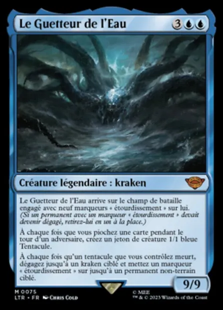 Le Guetteur de l'Eau, carte Magic LTR 75 — extension Le Seigneur des Anneaux : chroniques de la Terre du Milieu