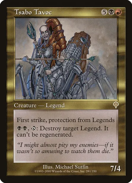 Tsabo Tavoc, Magic card INV 281 — Invasion set