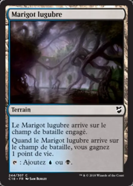 Marigot lugubre, carte Magic C18 244 — extension Commander 2018