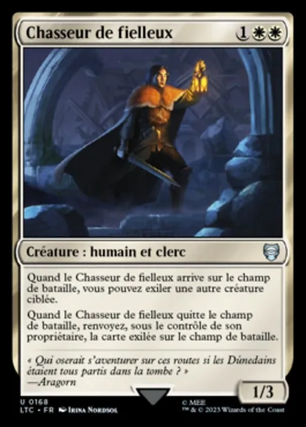 Chasseur de fielleux, carte Magic LTC 168 — extension Tales of Middle-earth Commander