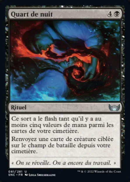 Quart de nuit, carte Magic SNC 81 — extension Les rues de la Nouvelle-Capenna