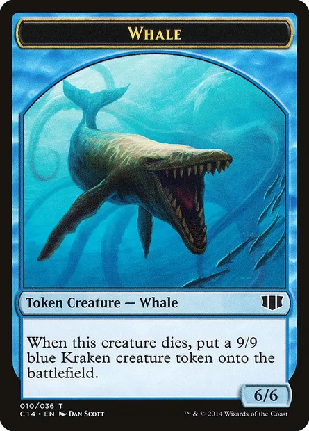 Whale, Magic card TC14 10 — Commander 2014 Tokens set
