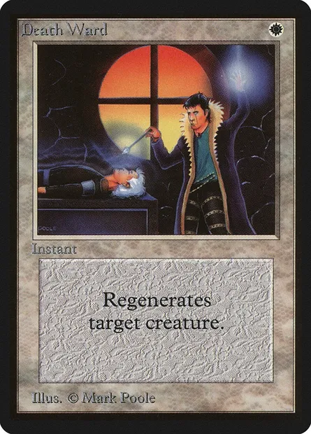 Death Ward, Magic card LEB 18 — Limited Edition Beta set