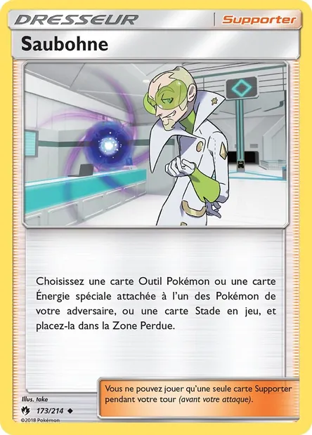 Saubohne, carte Pokémon LOT 173 — extension Tonnerre Perdu
