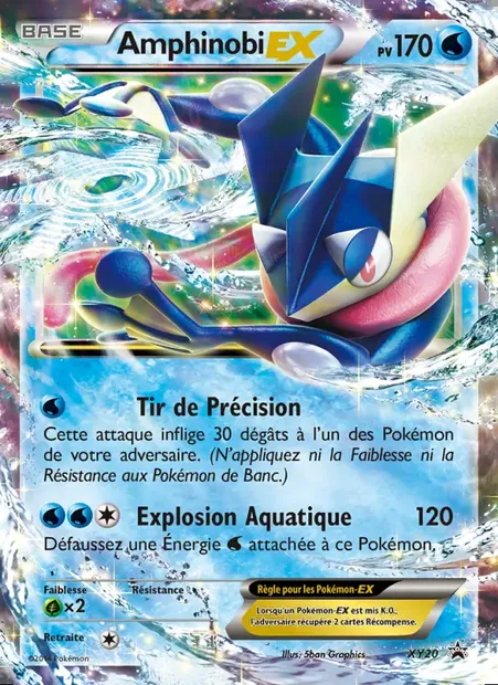 Amphinobi EX, carte Pokémon XY 20 — extension Promo XY