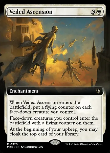 Veiled Ascension, Magic card MKC 329 — Murders at Karlov Manor Commander set