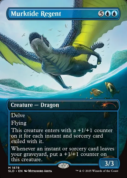 Murktide Regent, Magic card SLD 1878 — Secret Lair Drop set