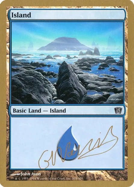 Île, carte Magic WC04 gn335 — extension World Championship Decks 2004