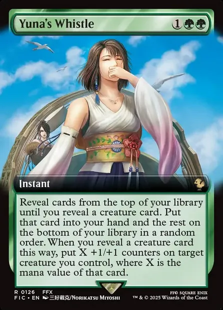 Yuna's Whistle, Magic card FIC 126 — Final Fantasy Commander set